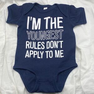 I’m The Youngest Baby Onesie